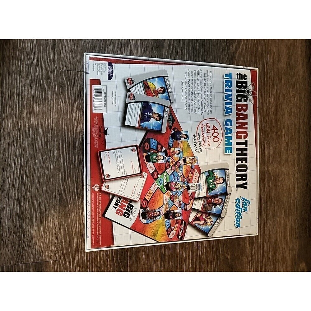 The Big Bang Theory Fan Edition Trivia Game Adult Entertainment Party Fun - Picture 2 of 4